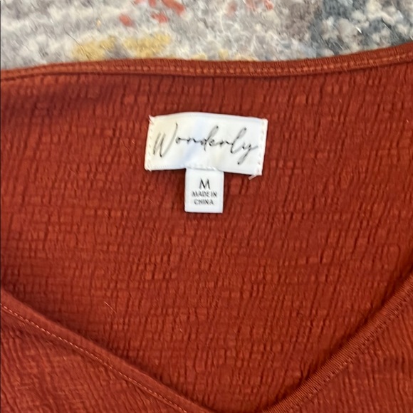 Women's Rust Top - Picture 2 of 3